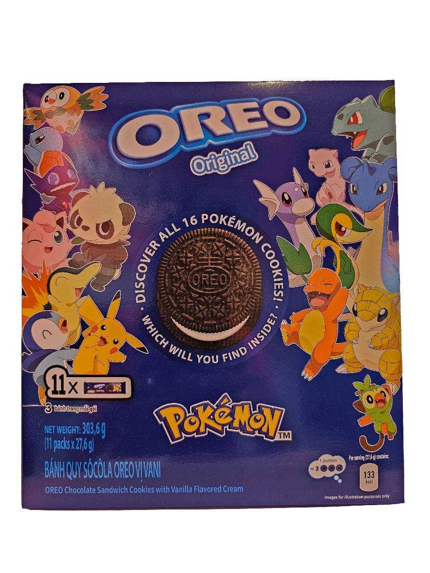 Oreo Original Chocolate Pokemon