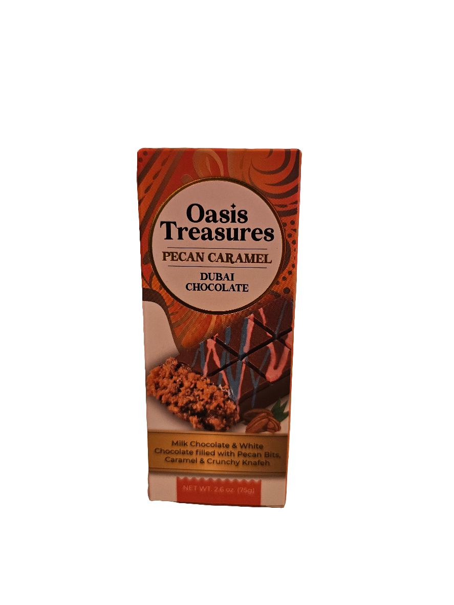 Oasis treasures Dubai chocolate - Pecan Caramel