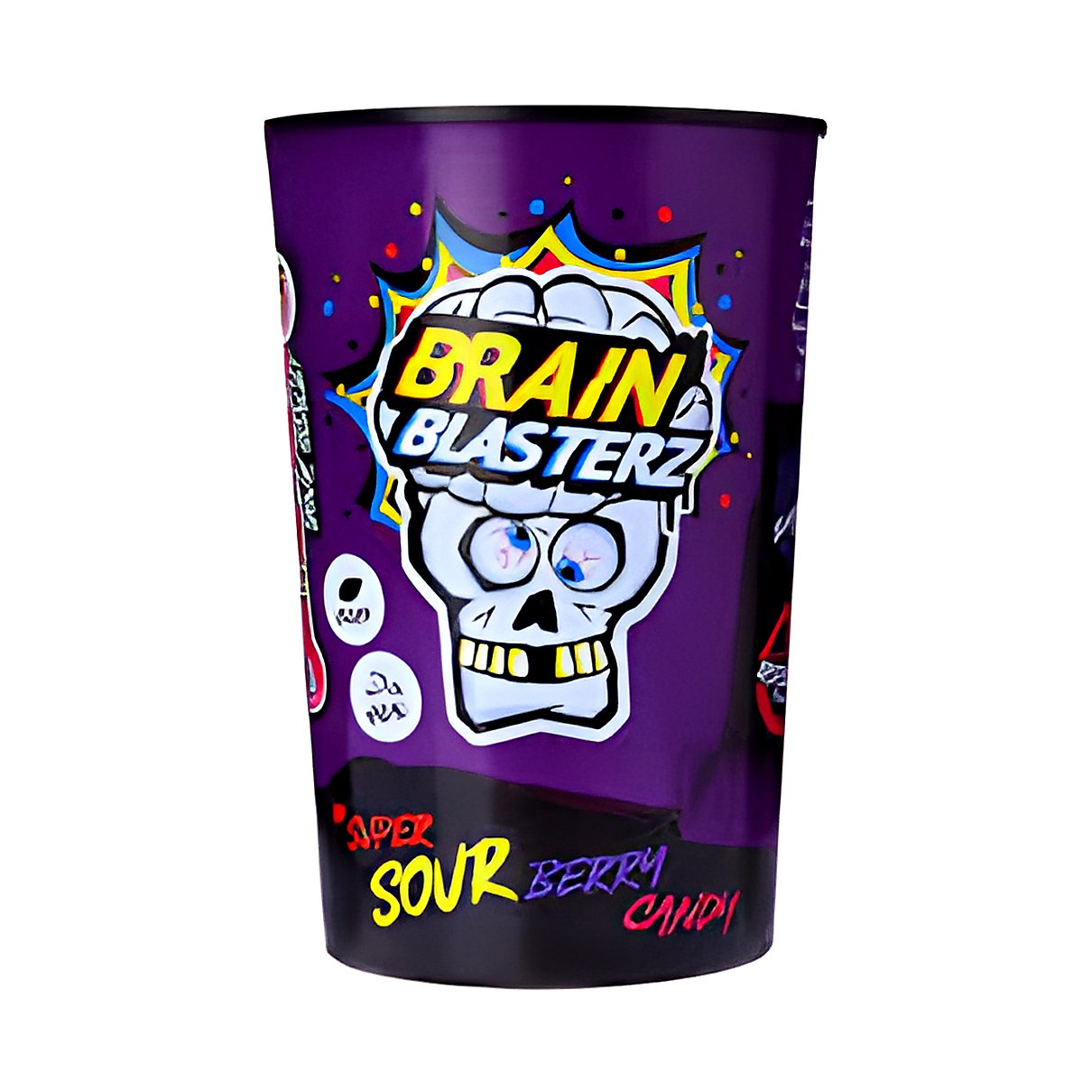 Brain Blasterz Super Sour Berry Candy - processed