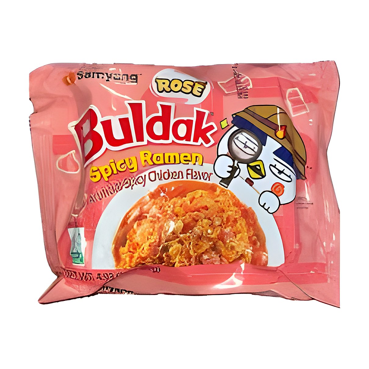 Buldak Rose Samyang Spicy Ramen - processed