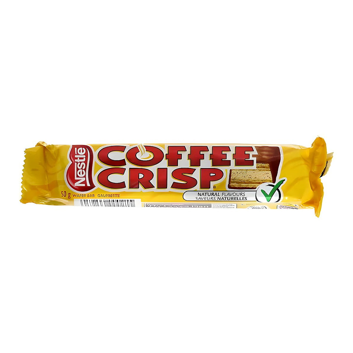 Coffee Crisp Wafer Bar - processed