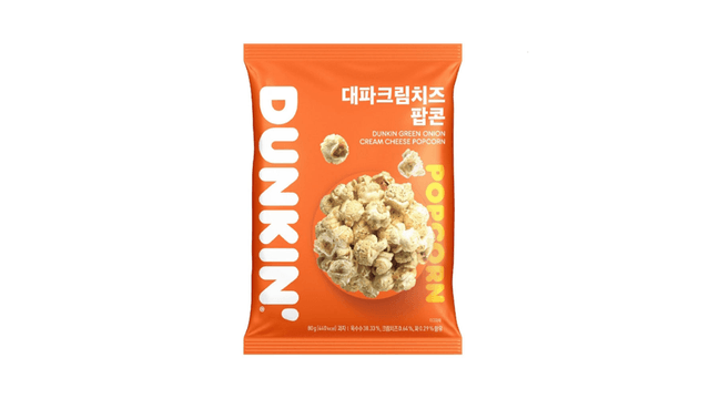 Dunkin Green Onion Cream Cheese Popcorn