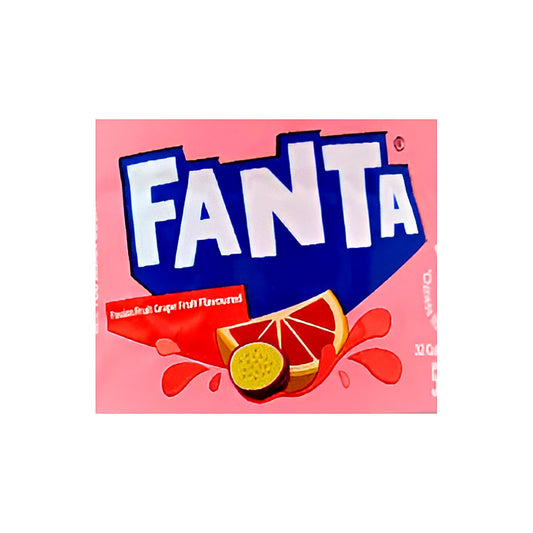 Fanta Passion Fruit Grape Fruit Flavoured - processed