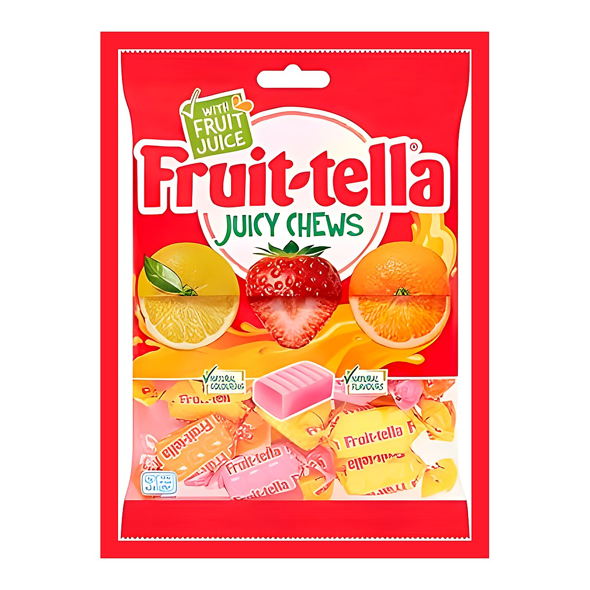 Fruit- tella juicy chews - processed