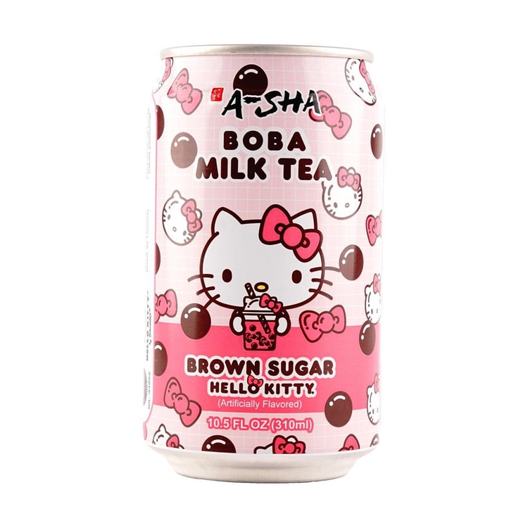 A-Sha boba Milk Tea Brown Sugar Hello Kitty