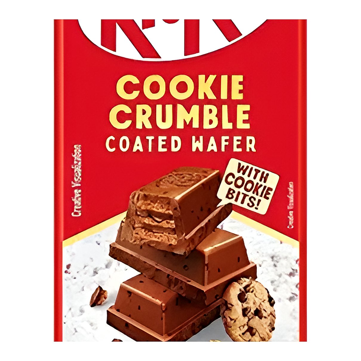 Kitkat Cookie Crumble coated wafer - processed