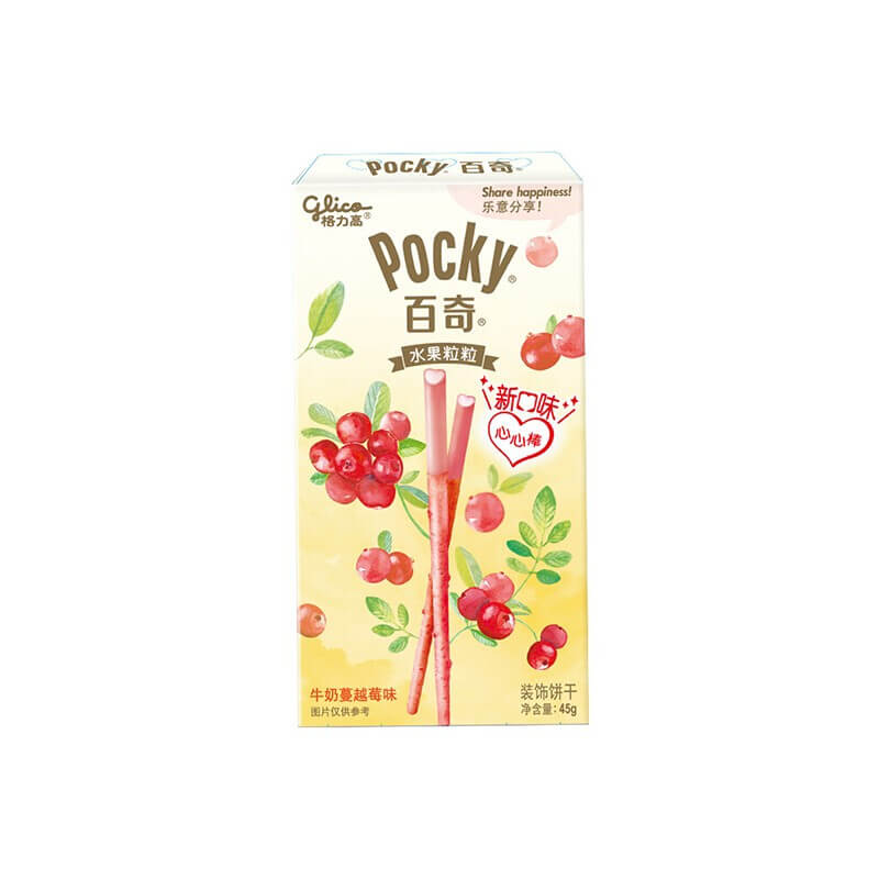 Pocky Milk Cranberry Flavor Biscuit Sticks