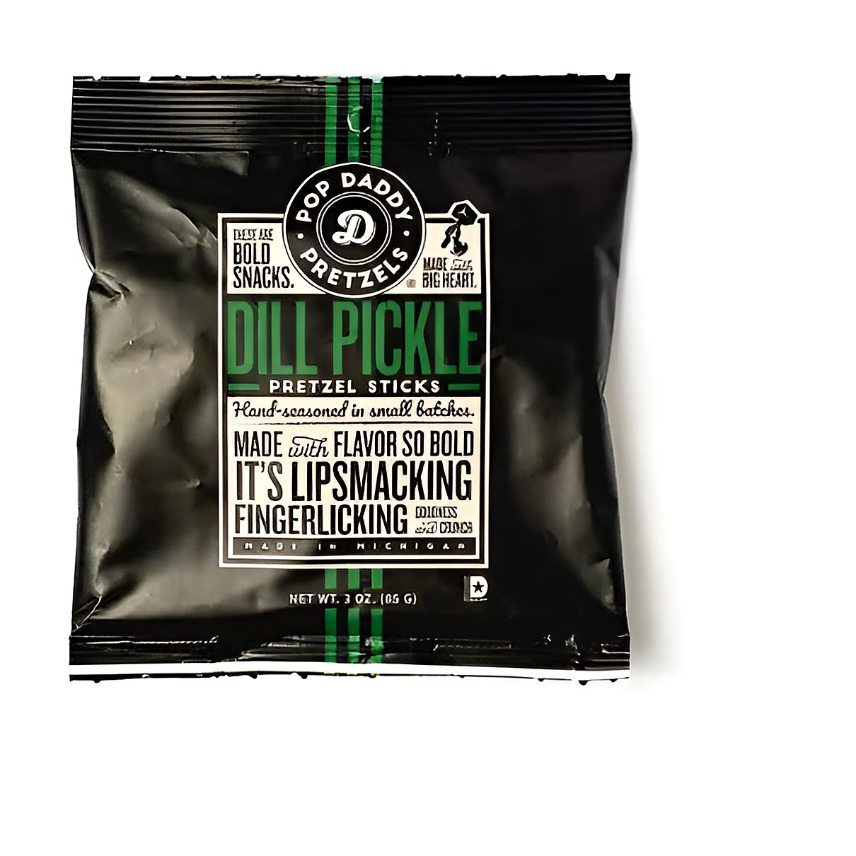 Pop Daddy Pretzels - Dill Pickle 3oz - processed