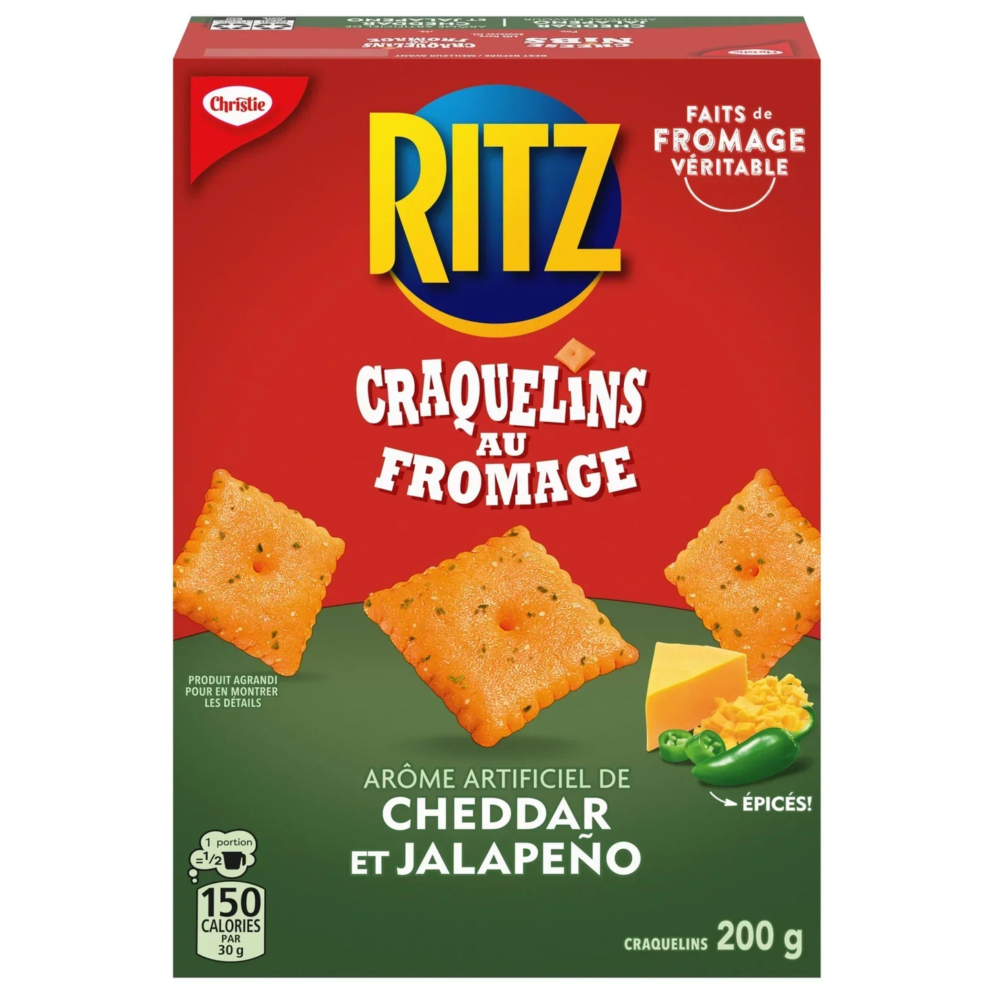 Rits Cheese Nibs Cheddar Jalapeno