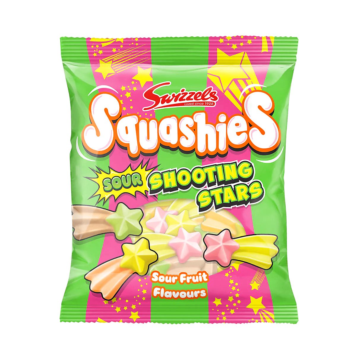 Squashies - Sour Shooting Stars - processed