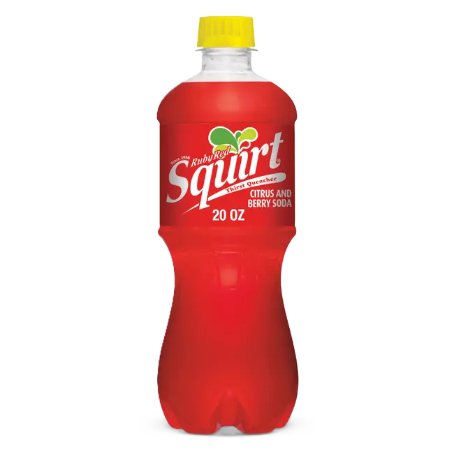 Squirt Ruby Red Citrus and Berry soda