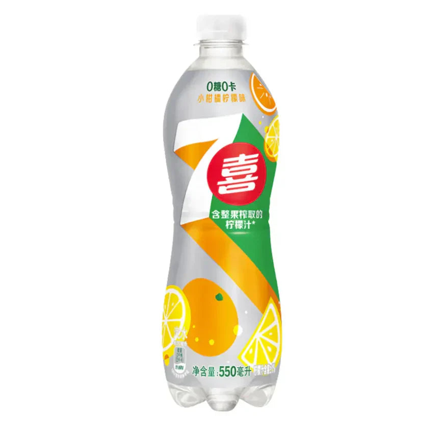 7up unsweetened tangerine flavor soda