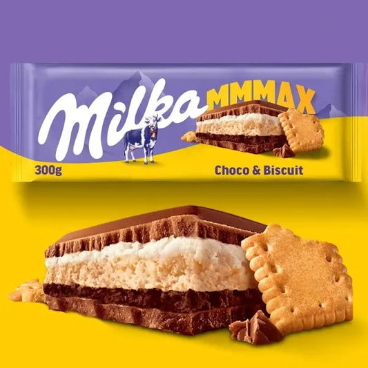 Milka Max Choco and Biscuit