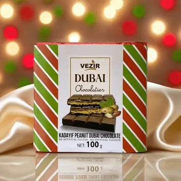 Peanut Praline Dubai Chocolate Bar