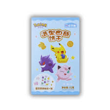 Pokemon Cookies Blue Box Milk Flavor