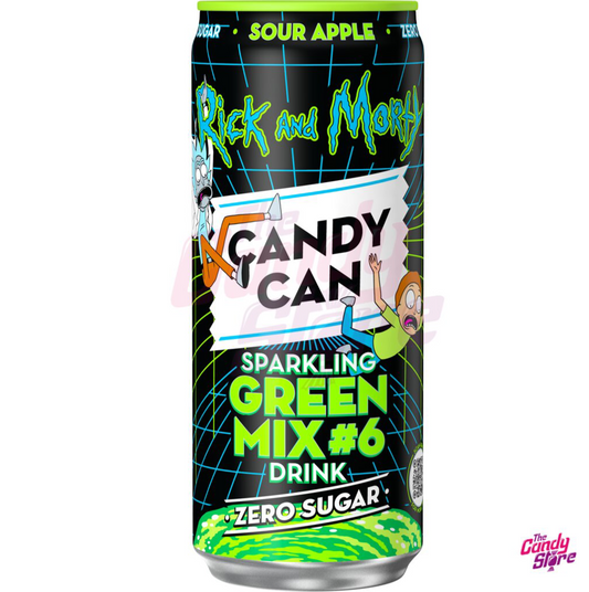 Rick and Morty Sour Apple Candy Can