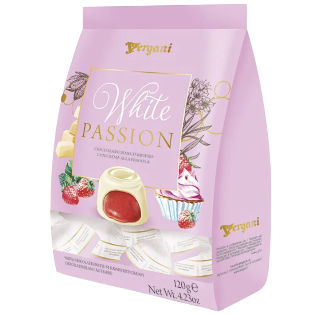 Vergani White Passion Strawberry