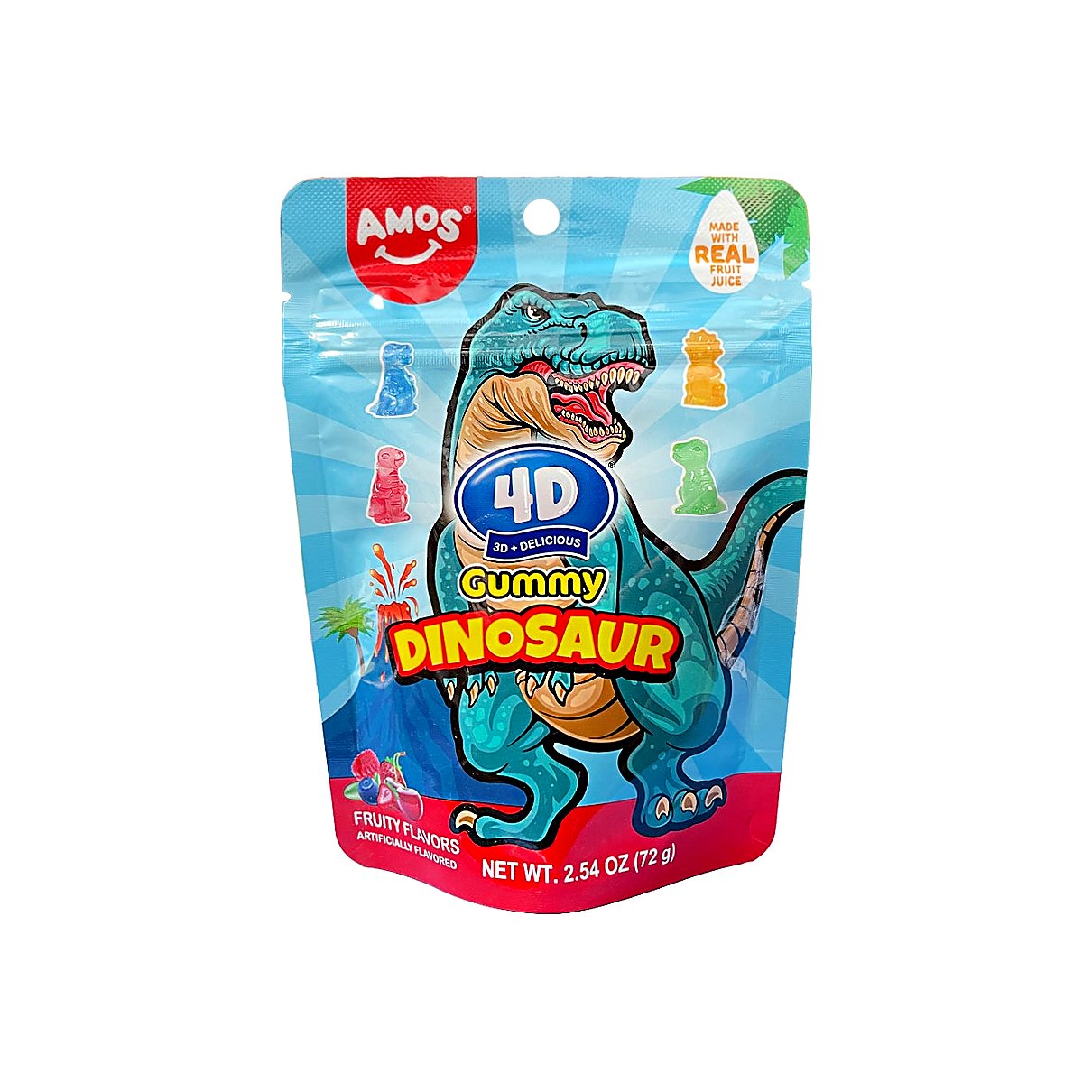 4D Gummy Dinosaur - processed
