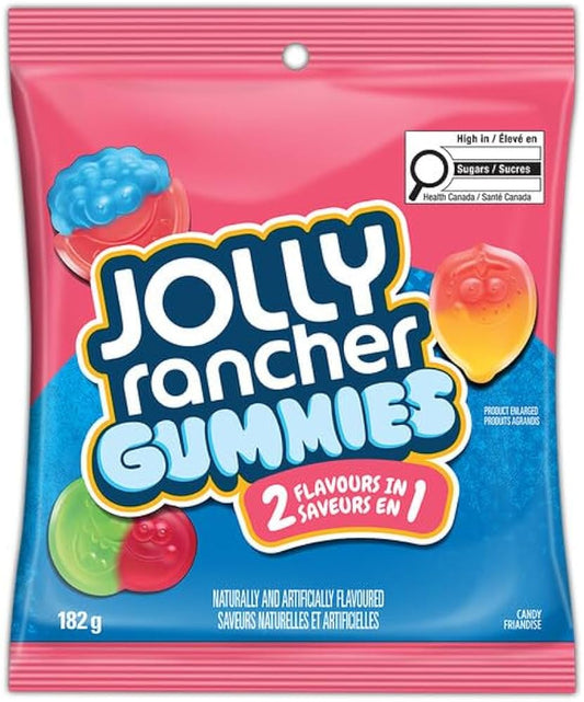 Jolly Rancher gummies 2 flavors in 1