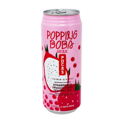 Popping Boba Strawberry Dragon Fruit