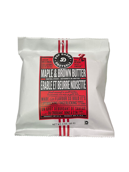 Pop Daddy Pretzels Maple & Brown Butter 3oz