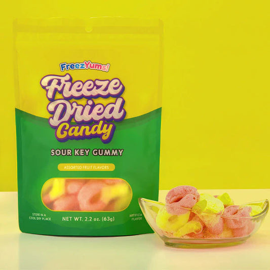 Freeze Dried Candy Sour Key Gummy