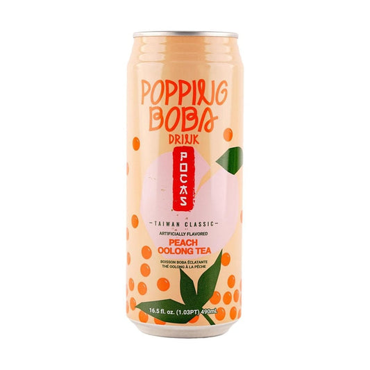 Popping Boba Peach Oolong Tea