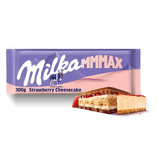 Milka Max Strawberry Cheesecake