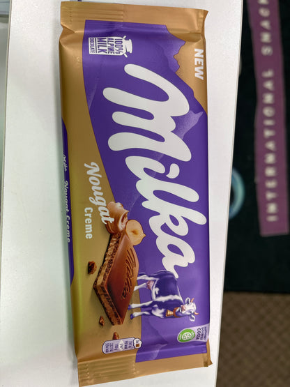 Milka nougat cream