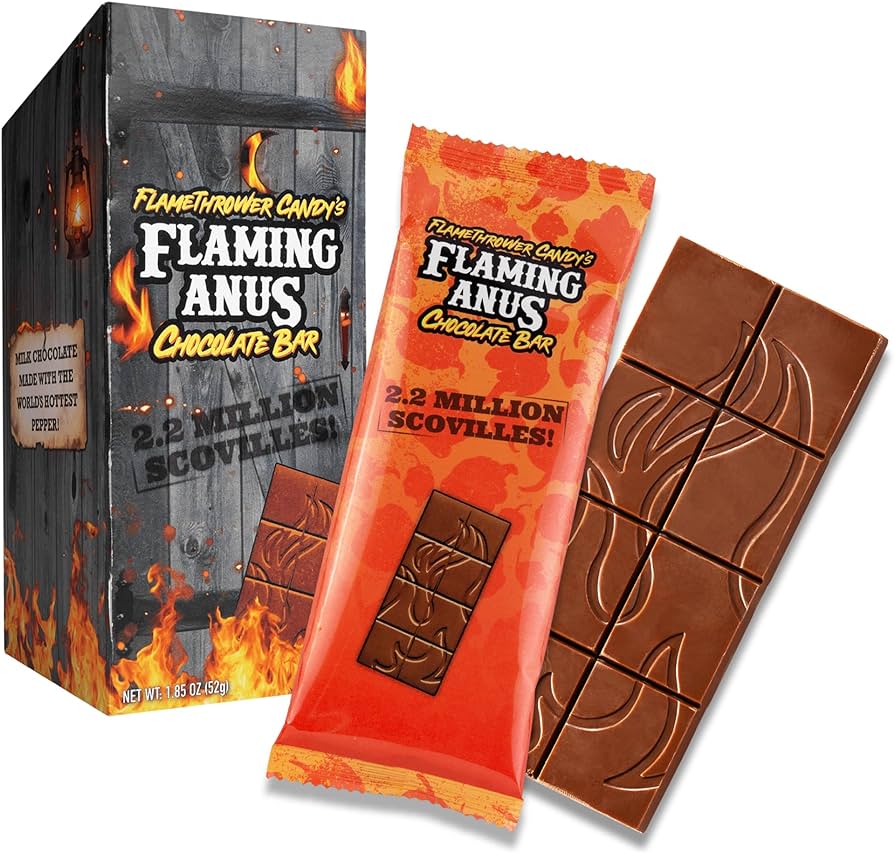 Flaming Anus Chocolate Bar