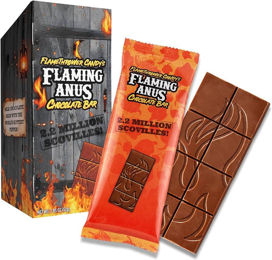 Flaming Anus Chocolate Bar