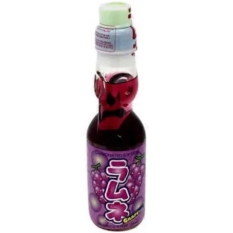 Carbonated Ramune Drink Grape flavor