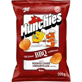 Munchies old school bbq traditionnel chips