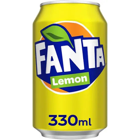 Fanta Lemon Soda Can