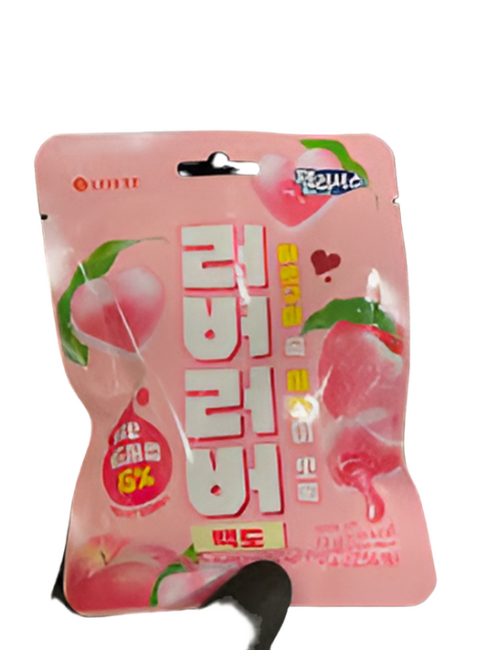 Lotte Jellycious Heart White Peach Flavor