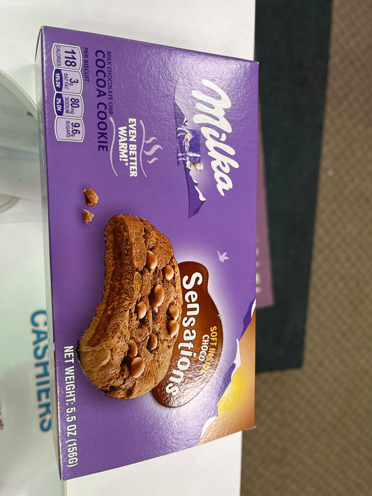 Milka chocolate chip cocoa cookie soft sensations