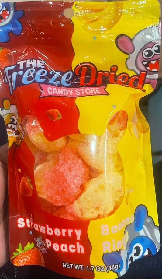 Freeze Dried Candy Strawberry Peach