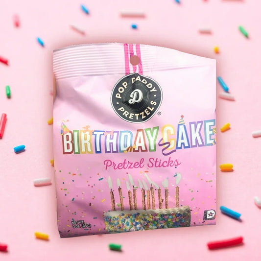 Pop Daddy Pretzels - Birthday cake 3oz