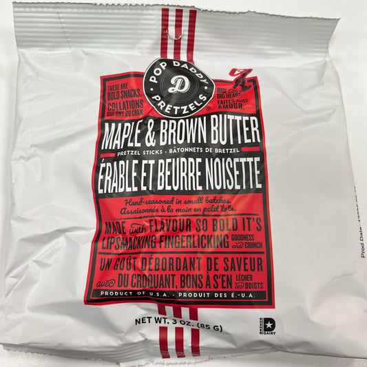 Maple & brown butter/ Pop Daddy Pretzels