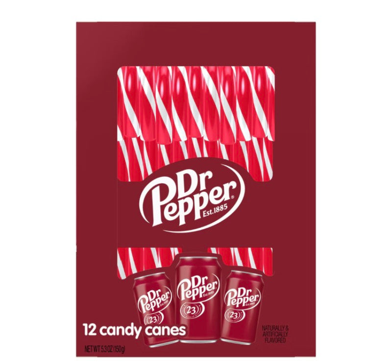 Dr Pepper Candy Canes Box