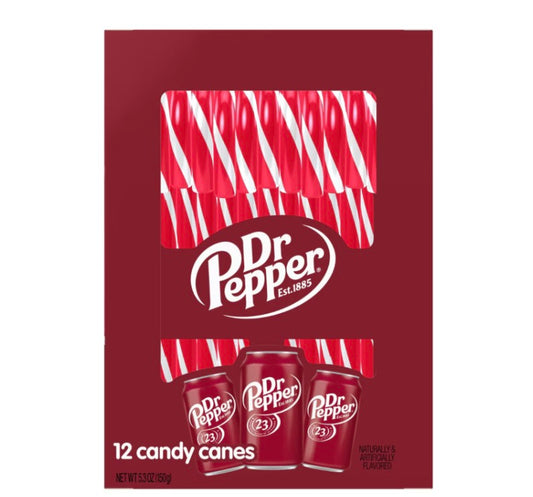 Dr Pepper Candy Canes Box