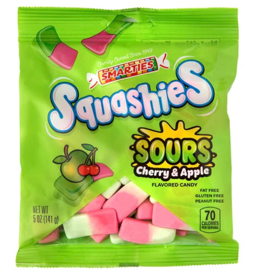 Squashies Smarties Sours Cherry Apple