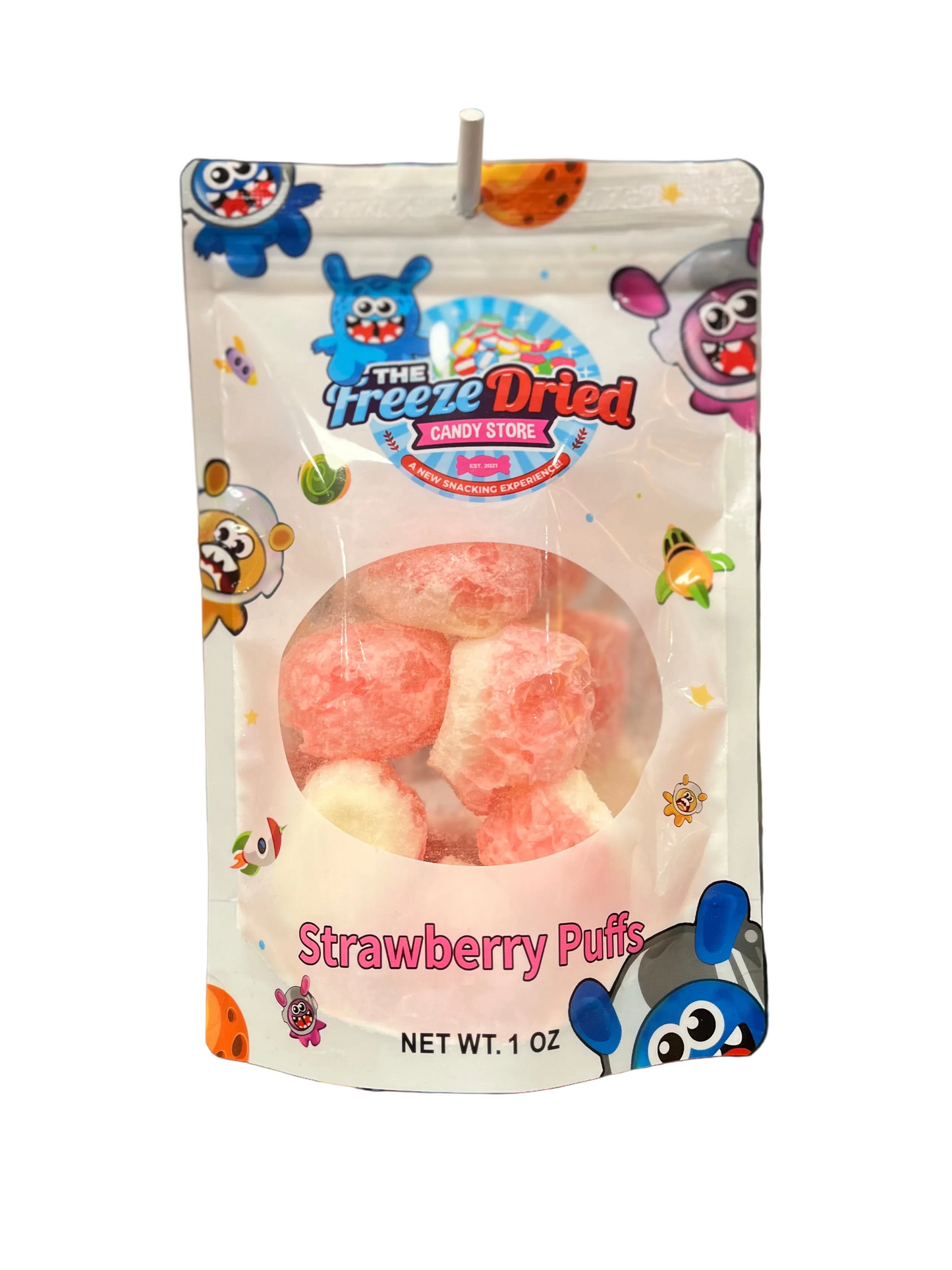 Strawberry Puffs / The Freeze Dried