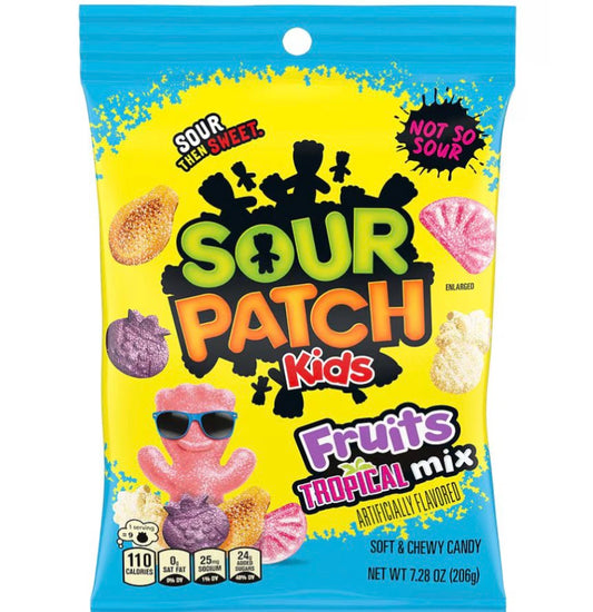 Sour Patch Kids Fruits Tropical Mix