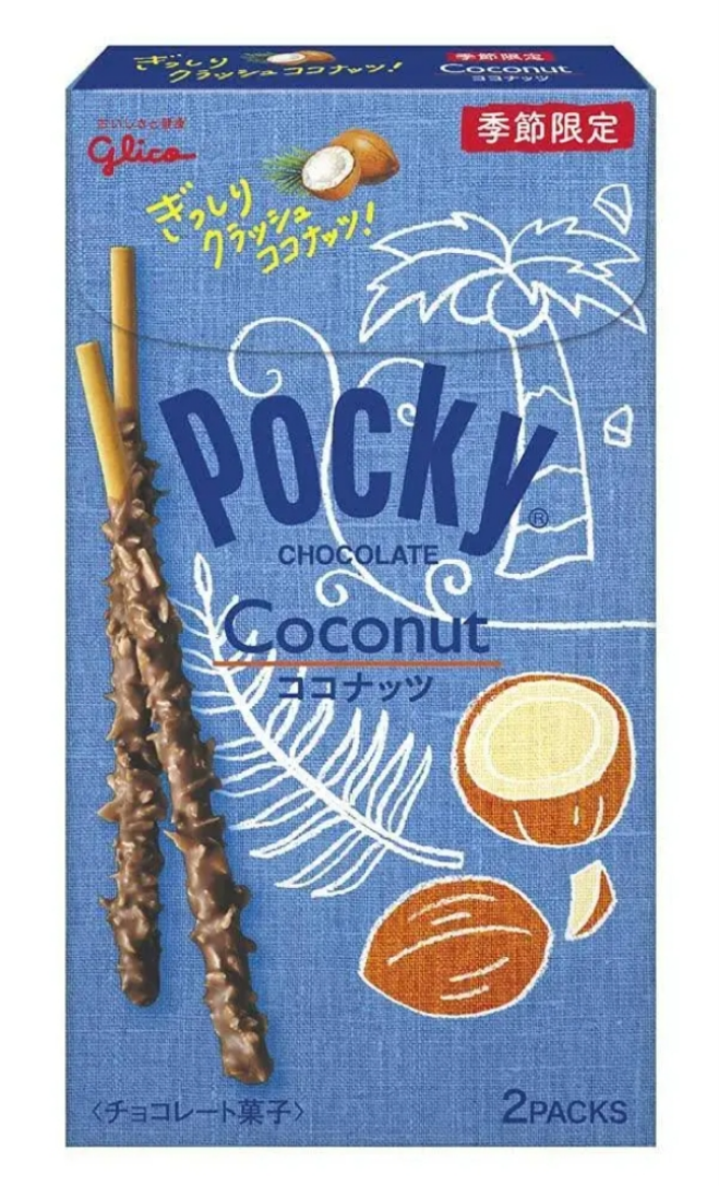 Pocky chocolate coconut