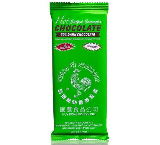 Hot Salted Sriracha chocolate 70% Dark