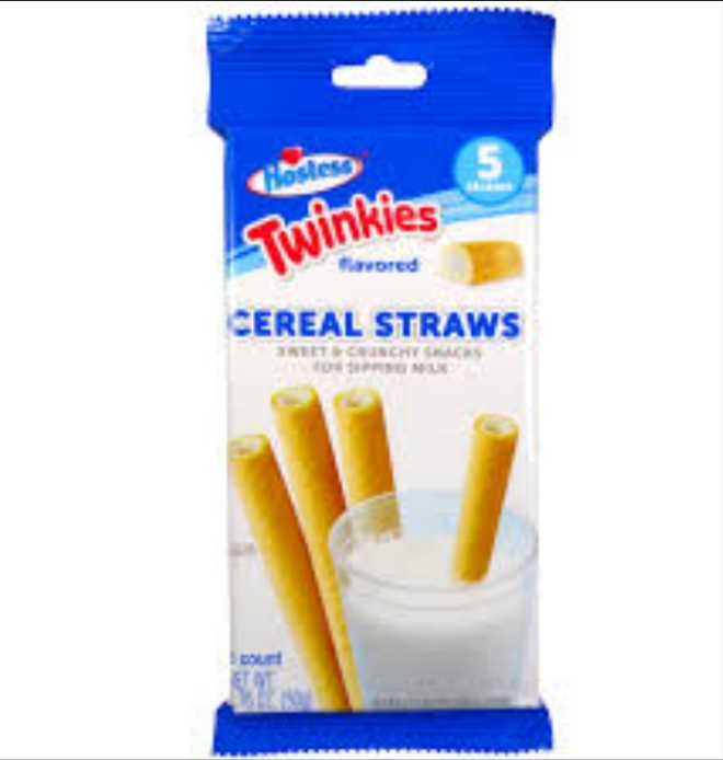 Twinkies cereal straws