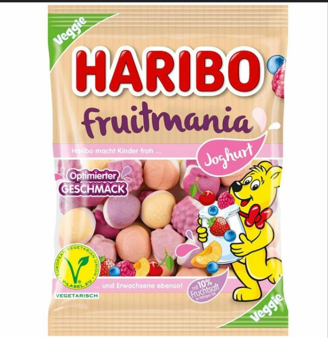 Haribo fruit mania yoghurt