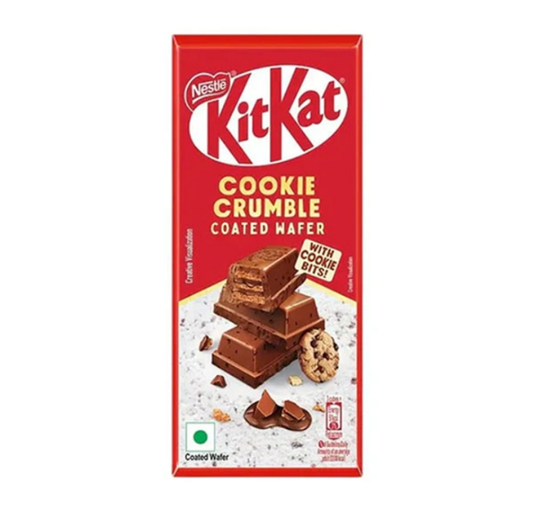 Kitkat Cookie Crumble coated wafer