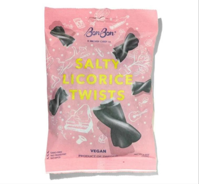 Bon Bon Salty licorice twists